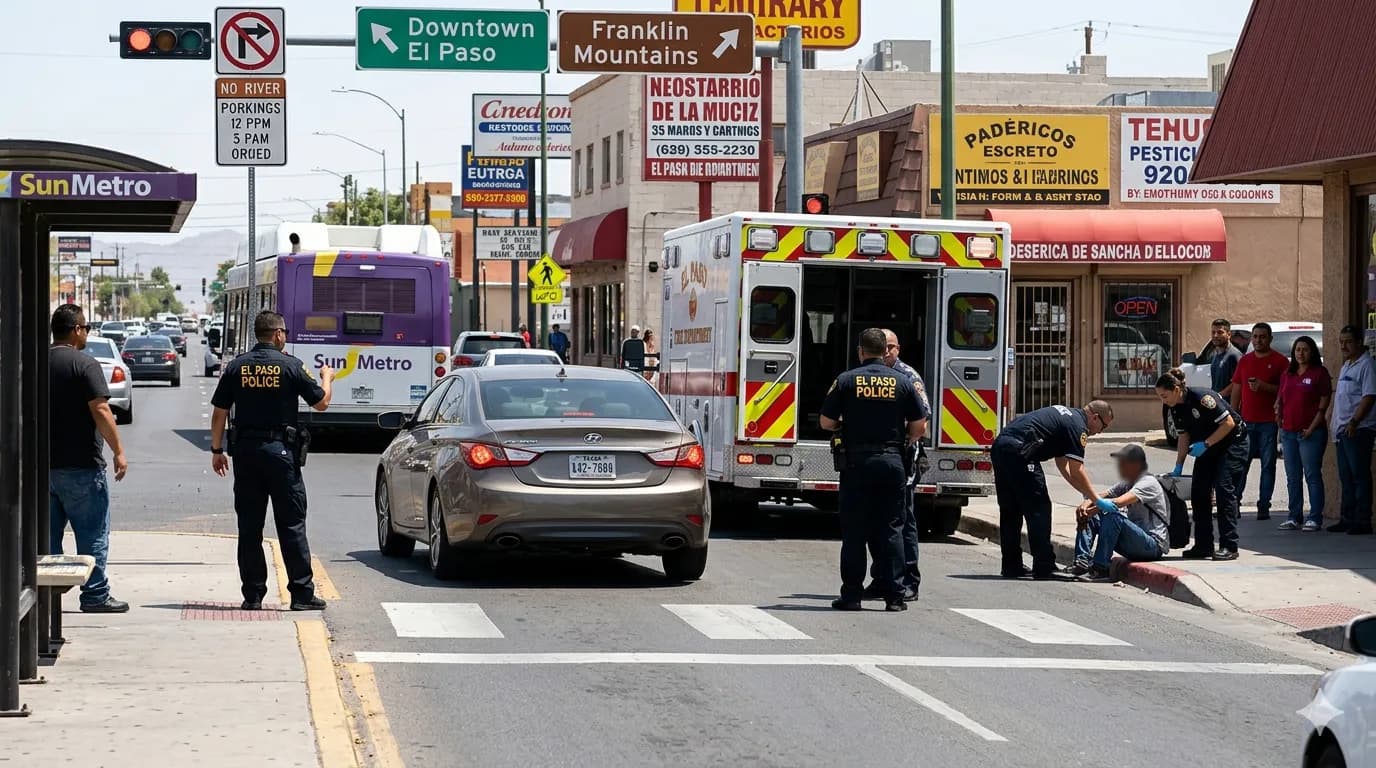 Accidentes Peatonales en El Paso: Leyes de Cruce, Responsabilidad y Sus Derechos