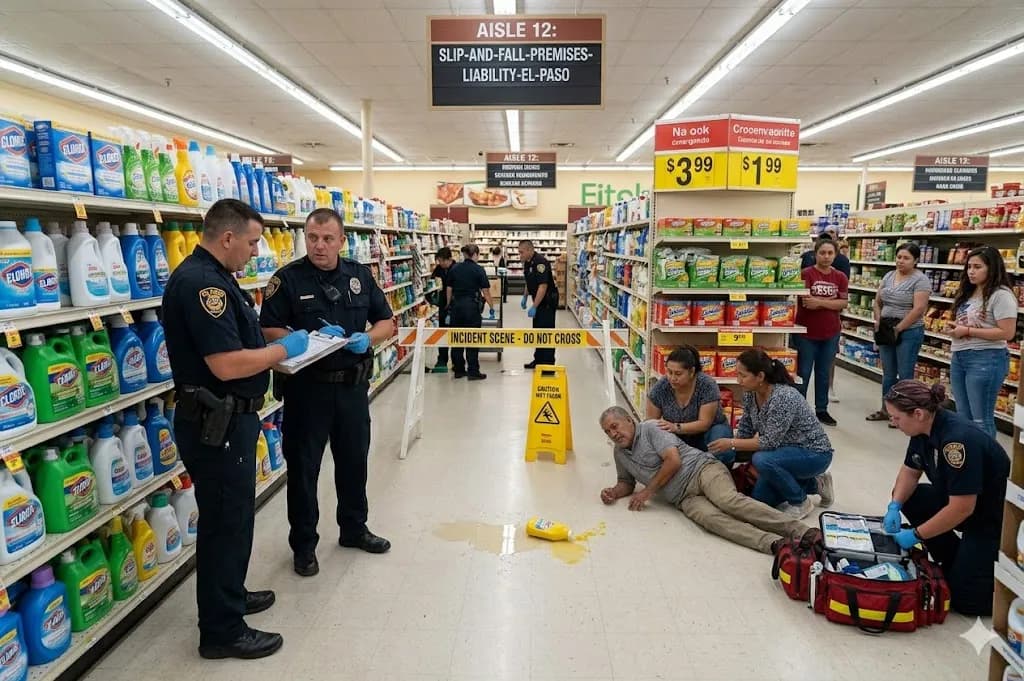 Accidentes por Resbalones y Caídas y Responsabilidad de Propiedad en El Paso