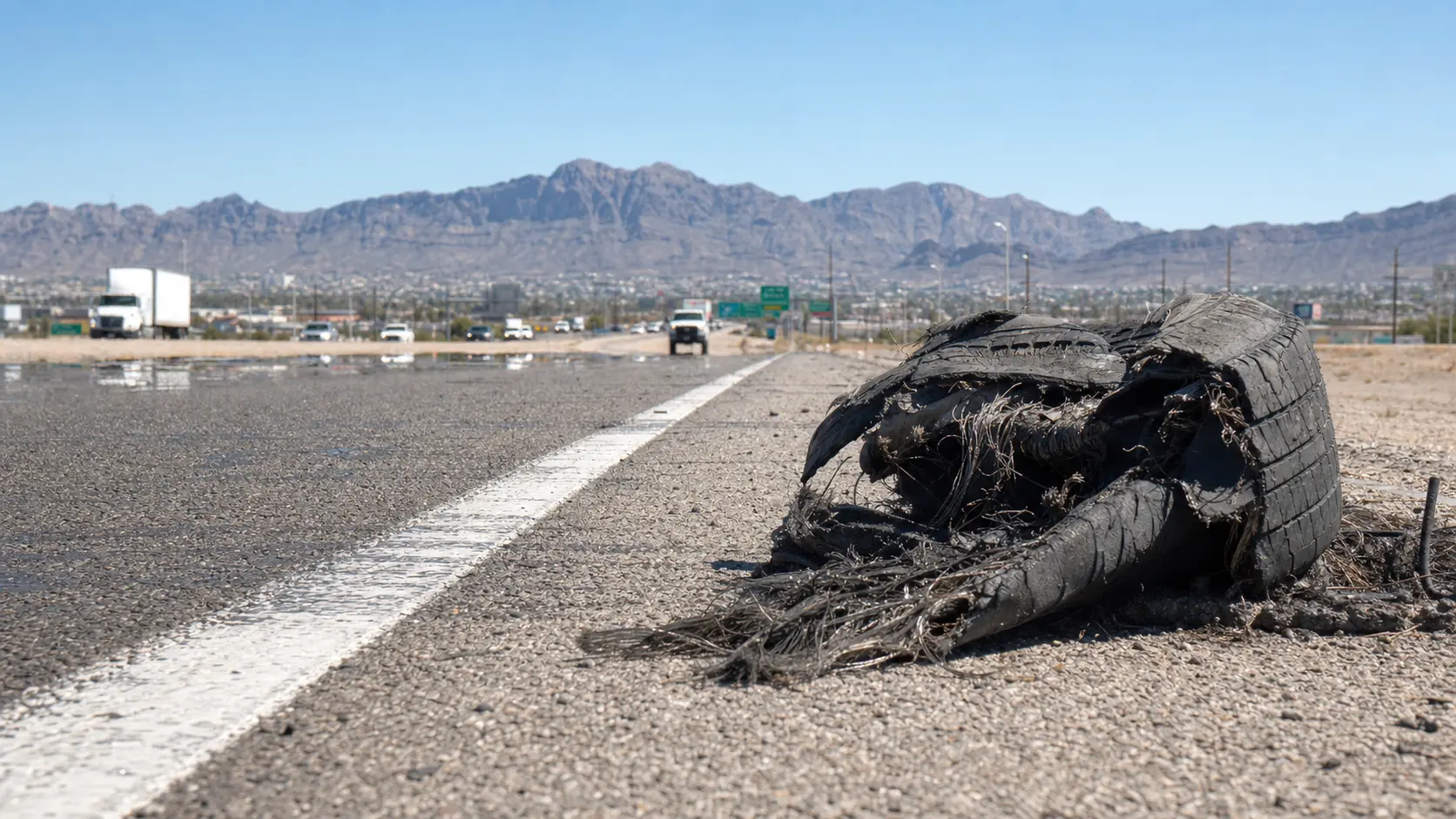 Summer Tire Blowouts on El Paso Highways: Who Is Liable When a Tire Fails?